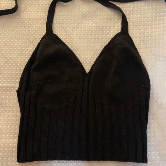 90’s VTG Knit Halter top - Picture 3 of 8